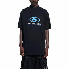Kaos Pendek Balenciaga dengan Motif Gambar/Cetak, Cocok untuk Pria dan Wanita -BL-21