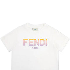Kaos Pendek FENDI dengan Motif Gambar/Cetak, Cocok untuk Pria dan WanitaF-19