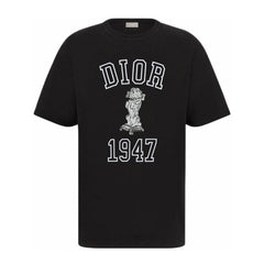Kaos Pendek DIOR dengan Motif Gambar/Cetak, Cocok untuk Pria dan Wanita -D-03