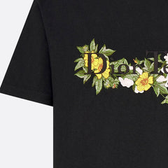 Kaos Pendek DIOR dengan Motif Gambar/Cetak, Cocok untuk Pria dan Wanita -D-11