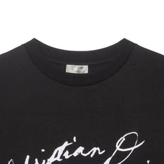 Kaos Pendek DIOR dengan Motif Gambar/Cetak, Cocok untuk Pria dan Wanita -D-04