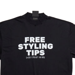 Kaos Pendek Balenciaga dengan Motif Gambar/Cetak, Cocok untuk Pria dan Wanita -BL-45