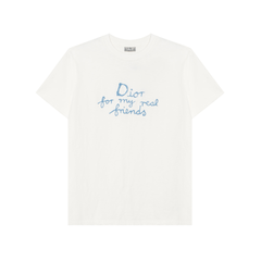 Kaos Pendek DIOR dengan Motif Gambar/Cetak, Cocok untuk Pria dan Wanita -D-01