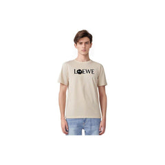 Kaos Pendek LOEWE dengan Motif Gambar/Cetak, Cocok untuk Pria dan Wanita -LE-10