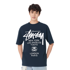 STUSSY Kaos Oversize Original - Kualitas Terbaik, Unisex, COD'-S-1