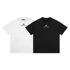 ESSENTIALS FEAR OF GOD Kaos lengan pendek original merek streetwear fashion dengan model super oversized (sangat longgar).FG-9709