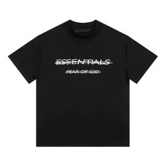 ESSENTIALS FEAR OF GOD Kaos lengan pendek original merek streetwear fashion dengan model super oversized (sangat longgar).FG-9705