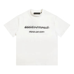 ESSENTIALS FEAR OF GOD Kaos lengan pendek original merek streetwear fashion dengan model super oversized (sangat longgar).FG-9705