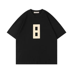 ESSENTIALS FEAR OF GOD Kaos lengan pendek original merek streetwear fashion dengan model super oversized (sangat longgar).FG-9714
