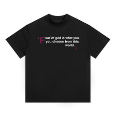 ESSENTIALS FEAR OF GOD Kaos lengan pendek original merek streetwear fashion dengan model super oversized (sangat longgar).FG-9707