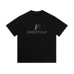 ESSENTIALS FEAR OF GOD Kaos lengan pendek original merek streetwear fashion dengan model super oversized (sangat longgar).FG-9713