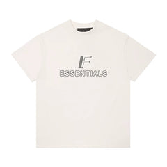 ESSENTIALS FEAR OF GOD Kaos lengan pendek original merek streetwear fashion dengan model super oversized (sangat longgar).FG-9713