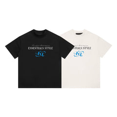 ESSENTIALS FEAR OF GOD Kaos lengan pendek original merek streetwear fashion dengan model super oversized (sangat longgar).FG-9708