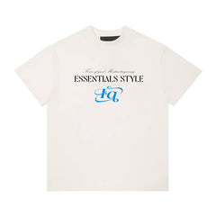 ESSENTIALS FEAR OF GOD Kaos lengan pendek original merek streetwear fashion dengan model super oversized (sangat longgar).FG-9708
