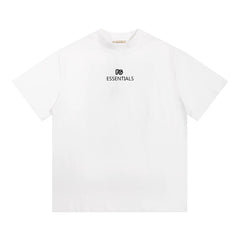 ESSENTIALS FEAR OF GOD Kaos lengan pendek original merek streetwear fashion dengan model super oversized (sangat longgar).FG-9709