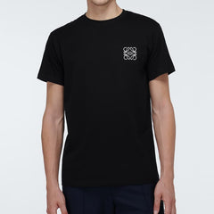 Kaos Pendek LOEWE dengan Motif Gambar/Cetak, Cocok untuk Pria dan Wanita -LE-08
