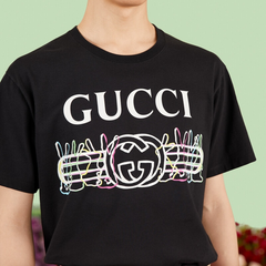 GUCCI Kaos Oversize Original - Kualitas Terbaik, Unisex, COD '" G-43