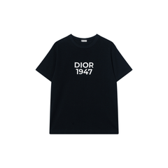 Kaos Pendek DIOR dengan Motif Gambar/Cetak, Cocok untuk Pria dan Wanita -D-13