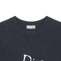 Kaos Pendek DIOR dengan Motif Gambar/Cetak, Cocok untuk Pria dan Wanita -D-19