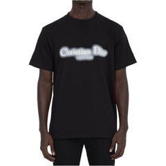 Kaos Pendek DIOR dengan Motif Gambar/Cetak, Cocok untuk Pria dan Wanita -D-09