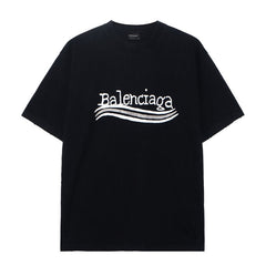 Kaos Pendek Balenciaga dengan Motif Gambar/Cetak, Cocok untuk Pria dan Wanita -BL-10