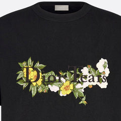 Kaos Pendek DIOR dengan Motif Gambar/Cetak, Cocok untuk Pria dan Wanita -D-11