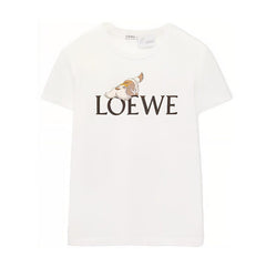 Kaos Pendek LOEWE dengan Motif Gambar/Cetak, Cocok untuk Pria dan Wanita -LE-01