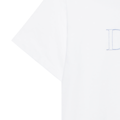 Kaos Pendek DIOR dengan Motif Gambar/Cetak, Cocok untuk Pria dan Wanita -D-05