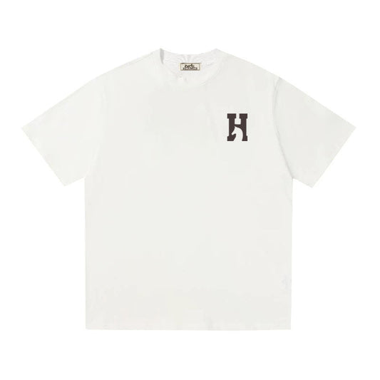 HERMES Kaos Logo Seri Huruf, Unisex '"COD '"  HE - 12