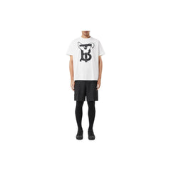 Burberry Kaos Logo Seri Huruf, Unisex, COD '"B-55