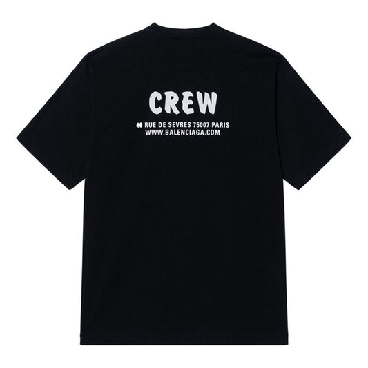 Kaos Pendek Balenciaga dengan Motif Gambar/Cetak, Cocok untuk Pria dan Wanita -BL-41