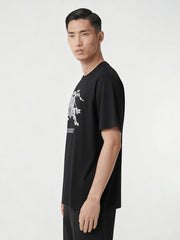 Burberry Kaos Logo Seri Huruf, Unisex, COD '"B-10