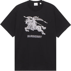 Burberry Kaos Logo Seri Huruf, Unisex, COD '"B-10