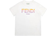 Kaos Pendek FENDI dengan Motif Gambar/Cetak, Cocok untuk Pria dan WanitaF-19