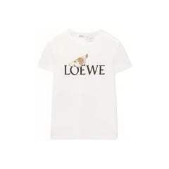 Kaos Pendek LOEWE dengan Motif Gambar/Cetak, Cocok untuk Pria dan Wanita -LE-01