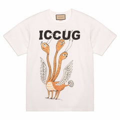 GUCCI Kaos Oversize Original - Kualitas Terbaik, Unisex, COD   G-112