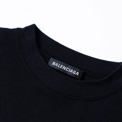 Kaos Pendek Balenciaga dengan Motif Gambar/Cetak, Cocok untuk Pria dan Wanita -BL-41
