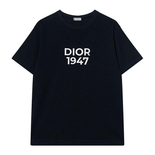 Kaos Pendek DIOR dengan Motif Gambar/Cetak, Cocok untuk Pria dan Wanita  -D-13