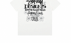 STUSSY Kaos Oversize Original - Kualitas Terbaik, Unisex, COD'-S-30