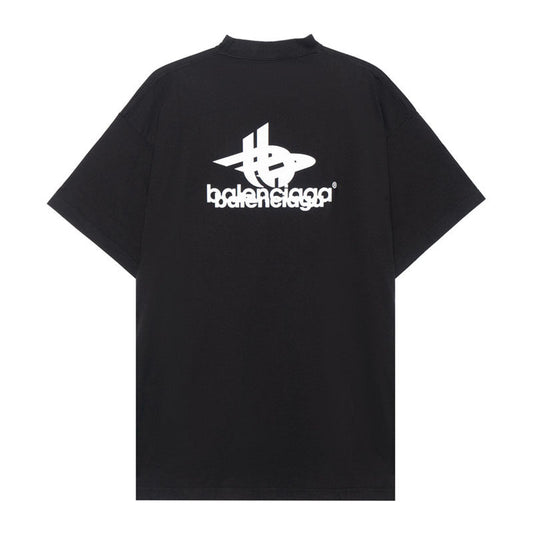 Kaos Pendek Balenciaga dengan Motif Gambar/Cetak, Cocok untuk Pria dan Wanita -BL-17