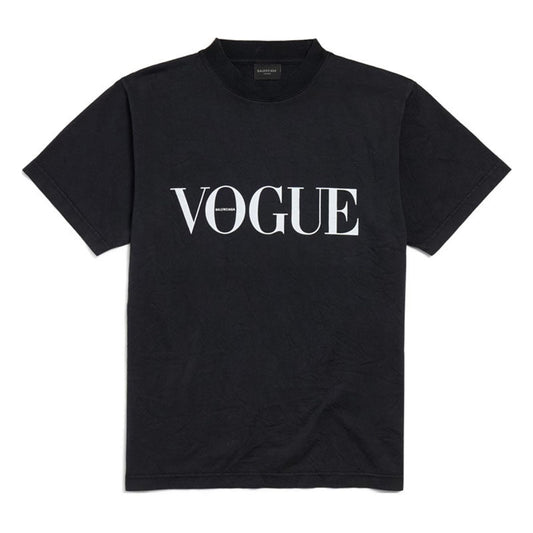 Kaos Pendek Balenciaga dengan Motif Gambar/Cetak, Cocok untuk Pria dan Wanita -BL-48