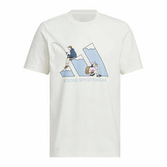 adidas Kaos Logo Seri Huruf, Unisex, COD '" AD-1
