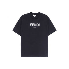 Kaos Pendek FENDI dengan Motif Gambar/Cetak, Cocok untuk Pria dan WanitaF-24