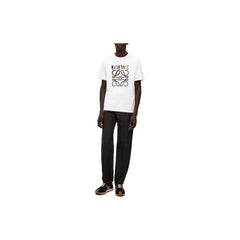 Kaos Pendek LOEWE dengan Motif Gambar/Cetak, Cocok untuk Pria dan Wanita -LE-19