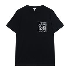 Kaos Pendek LOEWE dengan Motif Gambar/Cetak, Cocok untuk Pria dan Wanita -LE-04