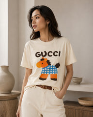 GUCCI Kaos Oversize Original - Kualitas Terbaik, Unisex, COD     '" G6901