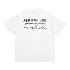 ESSENTIALS FEAR OF GOD Kaos lengan pendek original merek streetwear fashion dengan model super oversized (sangat longgar).FG-9706