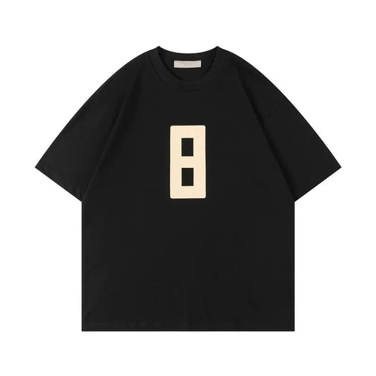 ESSENTIALS FEAR OF GOD Kaos lengan pendek original merek streetwear fashion dengan model super oversized (sangat longgar).FG-9714