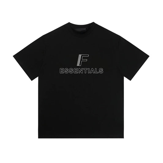 ESSENTIALS FEAR OF GOD Kaos lengan pendek original merek streetwear fashion dengan model super oversized (sangat longgar).FG-9713