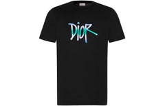Kaos Pendek DIOR dengan Motif Gambar/Cetak, Cocok untuk Pria dan Wanita  -D-23